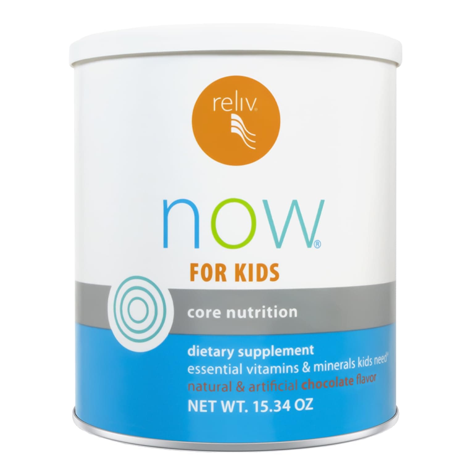 Now for Kids Chocolate - Nutritional Shake with Essential Vitamins, Minerals, Carbohydrates & Protein for Lasting Energy, 15 Servings
