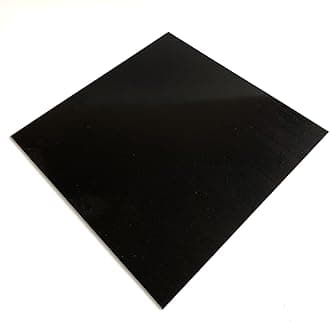 G10 Fiberglass Garolite 3D Printer Build Surface Plate Semi-Flexible Sheet 310mm/12.2"(Black Color)