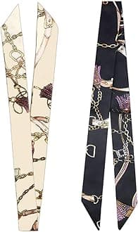 2/6/10Pack Scarf Bags for Women Handbag Scarfs Band Hair Neck Scarves Fashion Gifts