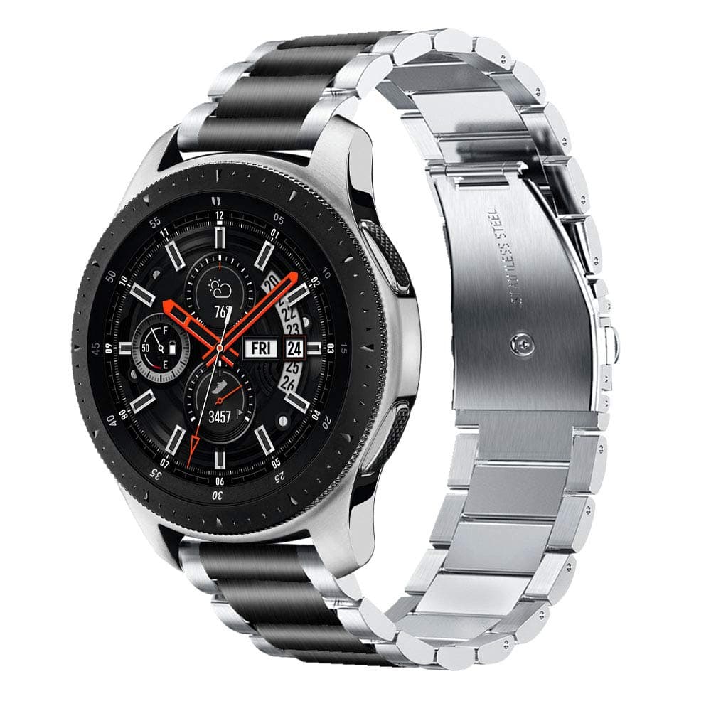 Compatible Samsung Galaxy Watch(46mm) Bands, 22mm Solid Stainless Steel Metal Business Replacement Bracelet Strap Compatible Samsung Galaxy Watch 46mm