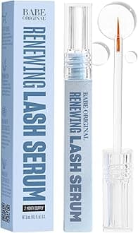 BABE ORIGINAL Renewing Lash Serum – Prostaglandin-Free, Peptide-Infused Gentle Lash Serum for Fuller, Longer-Looking Lashes, Lash Enhancing Treatment with Nourishing Botanicals, Vegan & Cruelty-Free