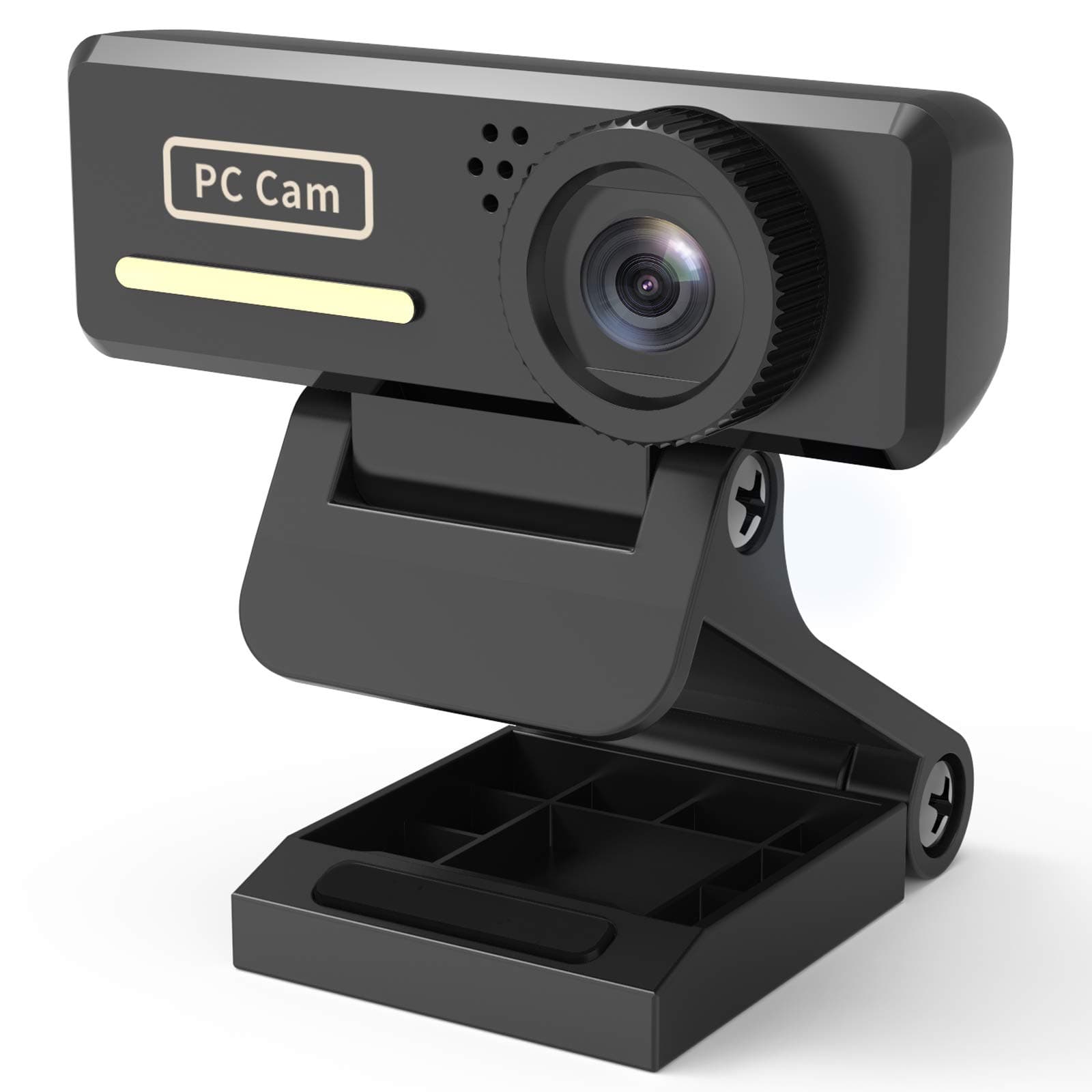 ABASK2MP Webcam with Microphone, HD 1080p for PC, Laptop, Mac, Windows, Linux, Online Courses, Video Chatting, Video Conference