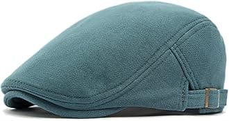 Men's Cotton Flat Ivy Gatsby Newsboy Driving Hat Adjustable Irish Cabbie Ivy Driving Hunting Cap