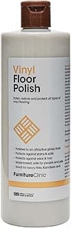 Vinyl Floor Polish - Polishes to a Glossy Sheen - Protects Against Stains - Fills Minor Scratches and Reduces Wear & Tear – For All Types of Vinyl Flooring - 500ml