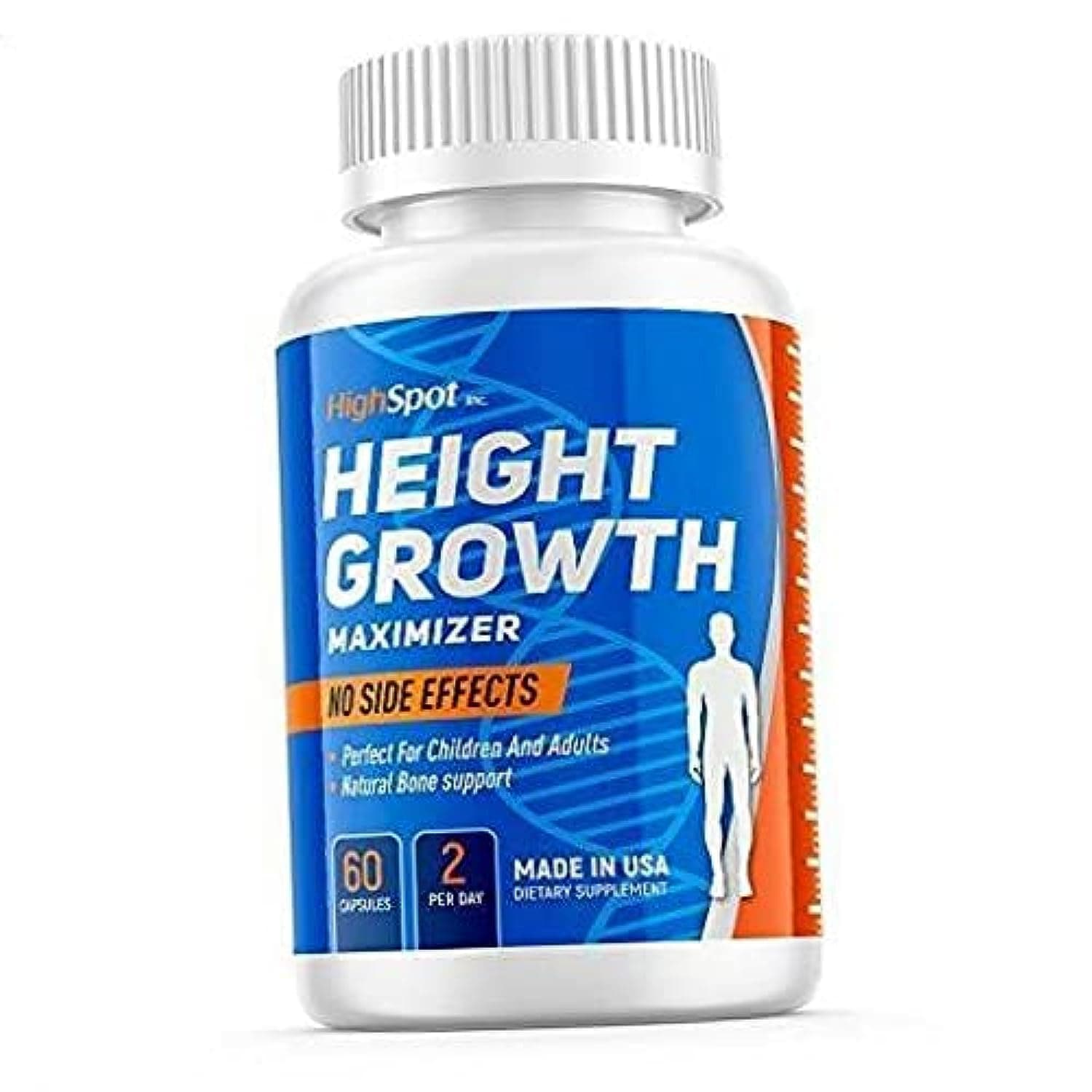 Height Growth - Height Growth Maximizer - Calcium, Vitamin D3, B1, B2 - Grow Taller Supplement - Bone Growth Supplement - Made in USA