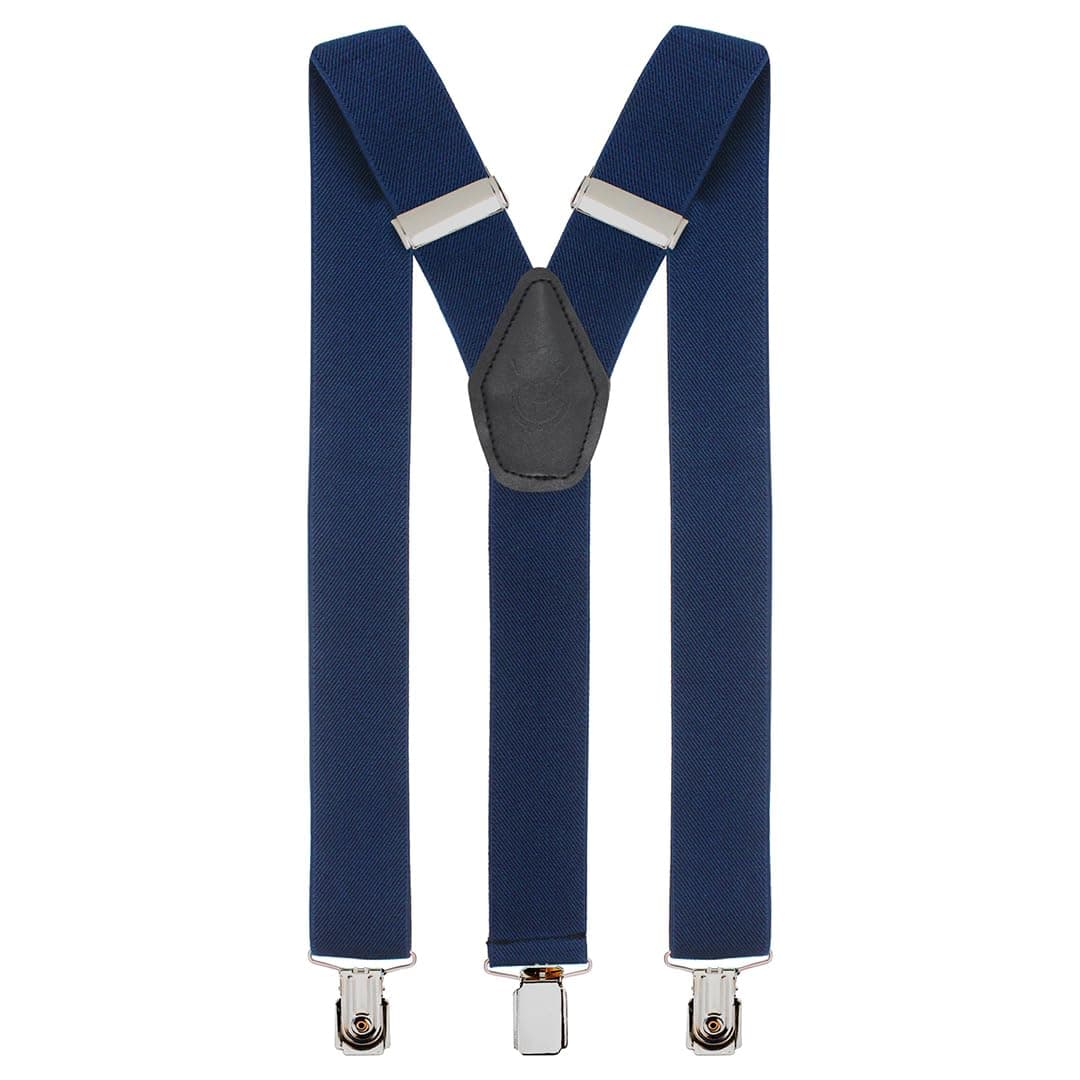 Eloquent Stripes 3.5cm Strap Width Elastic Suspenders for Men