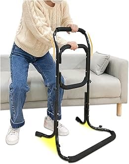 Chair Lift Assist Devices for Seniors Elderly Sit to Stand Lift Standing Aids Supports Grab Bar Help Patient Stand Up & Mobility in Front of The Sofa, Recliner Chairs, Toilet