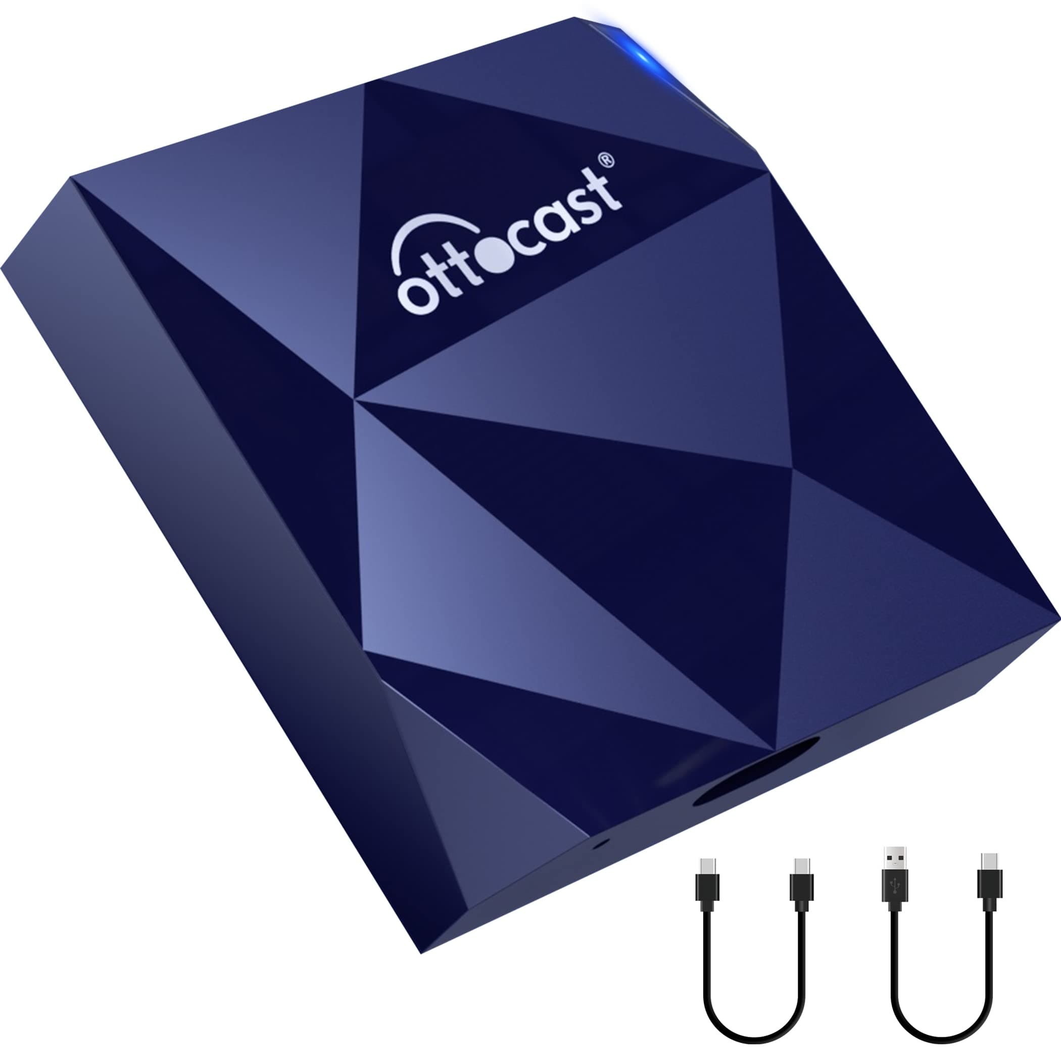 Ottocast Wireless Android Auto Car Adapter for Android Phone - Convert Wired to Wireless, Easy Setup via Plug-in Car USB,5Ghz WiFi 15s Auto Connection Online Update