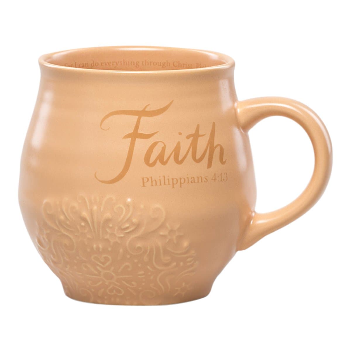 Stoneware Mug - Faith - Philippians 4:13