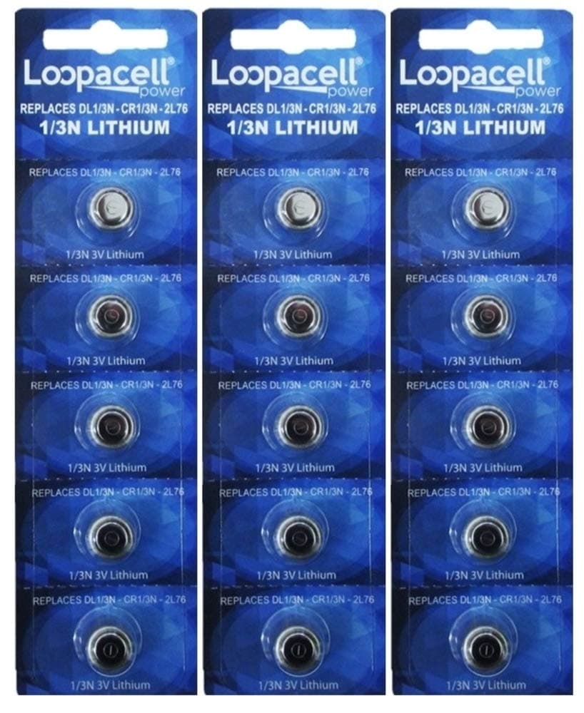 15 1/3N Battery Replacement for DL1/3N CR1/3N 3V Lithium Batteries