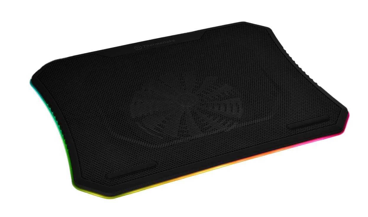 Thermaltake Massive 20 RGB Steel Mesh Panel Single 200mm Fan 10"‐19" Laptop Notebook Cooling Pad CL‐N014‐PL20SW‐A