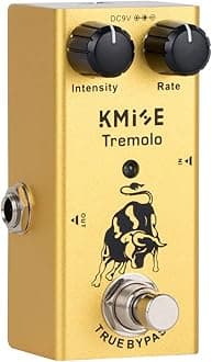 lotmusic Tremolo Electric Guitar Tremolo Effect Pedal Mini Single Type DC 9V True Bypass