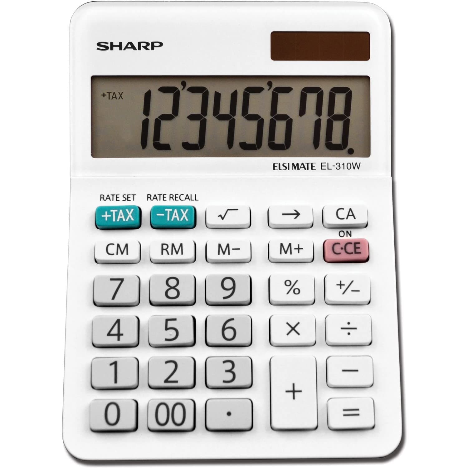 EL-310WB Calculator, White 3.125, 3.38 x 4.75 x 1.0 inches