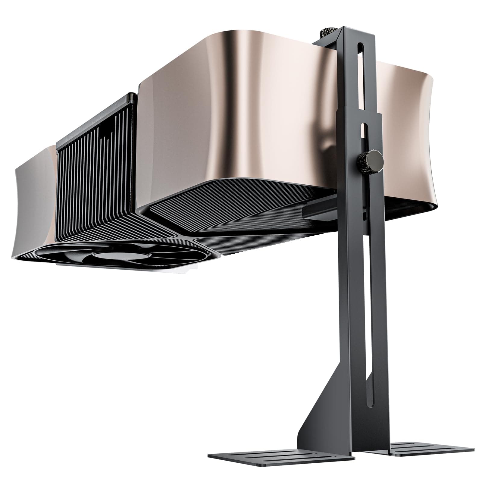 GPU Support Bracket, Compatible with 4090 Graphic Card, GPU Thickness Support up to 85mm, GPU Brace Support Video Card Sag Holder Holster Bracket, Black