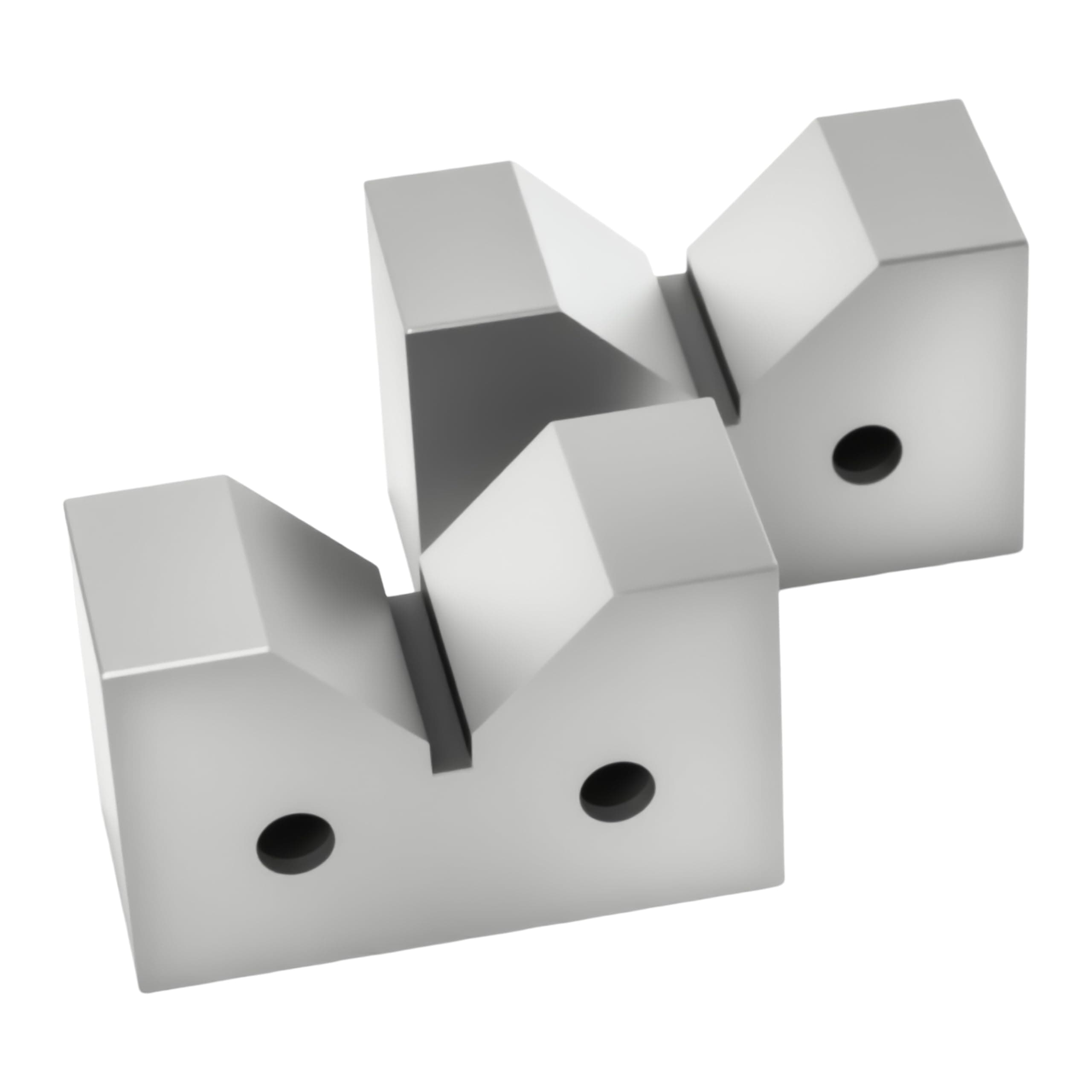 TEXALAN(R) 2 x 1-3/8 x 7/8 Inch Cast Iron V Block Set,Accuracy 0.0001"- High-Quality, Machined Square and Parallel