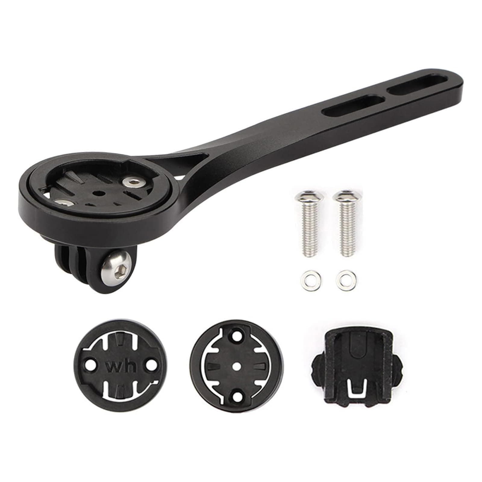 PLATT Bike Computer Mount for Integrated Handlebar Compatible with Garmin Edge,Wahoo Elemnt,CatEye and Bryton with GoPro Action Camera