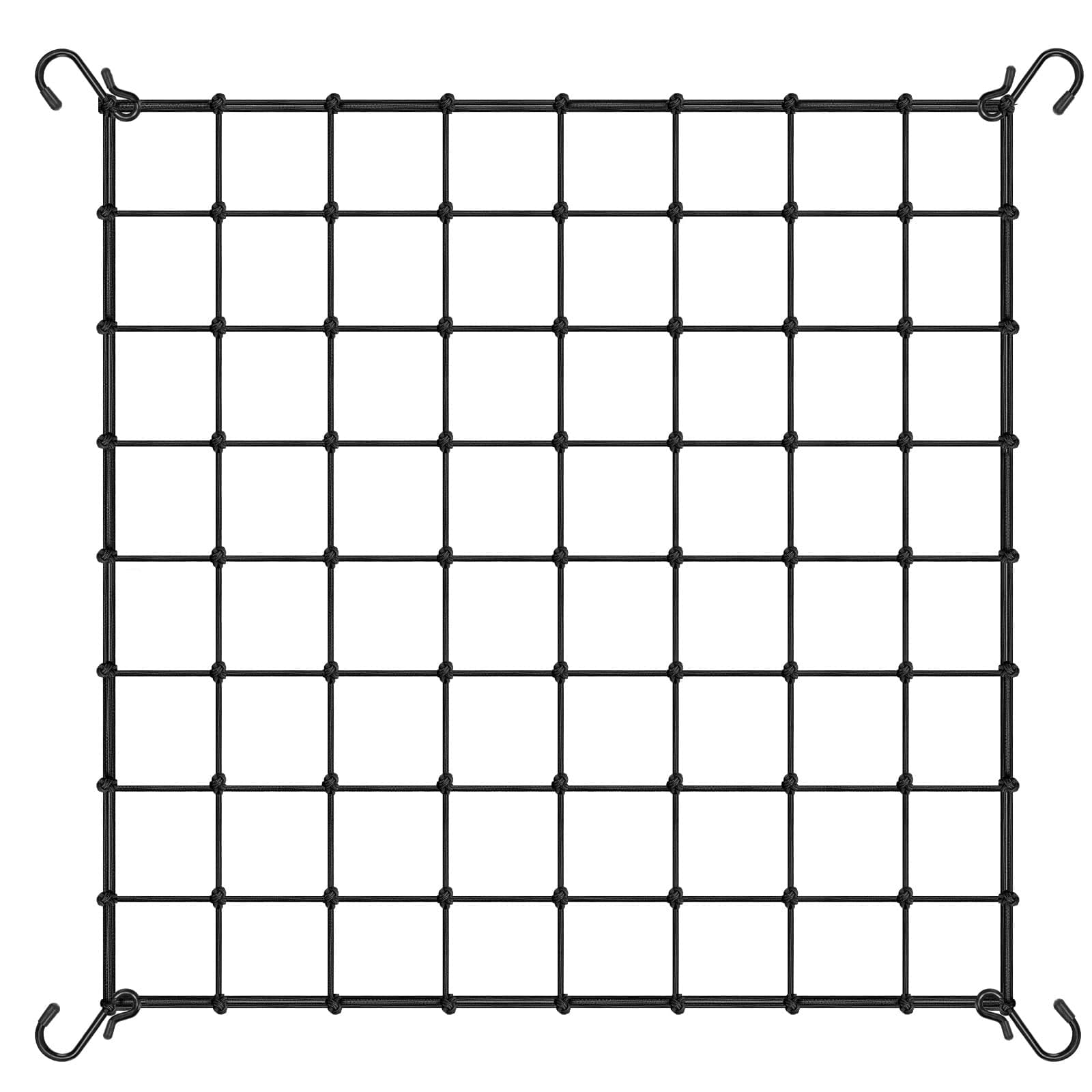 VIVOSUN 4 x 4Ft. Elastic Trellis Netting with 4 Hooks for Climbing Plants, Vegetables, Fruits, and Flowers, 1-Pack