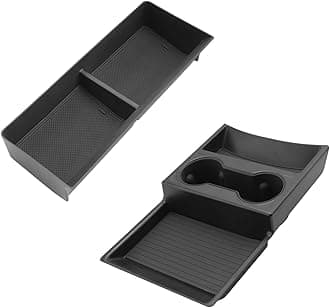 LUWU Center Console Tray Set 2023 2024 2025 2026 Hummer EV SUV Accessories Lower Storage Tray Dashboard Center Console Organizer 2PCS