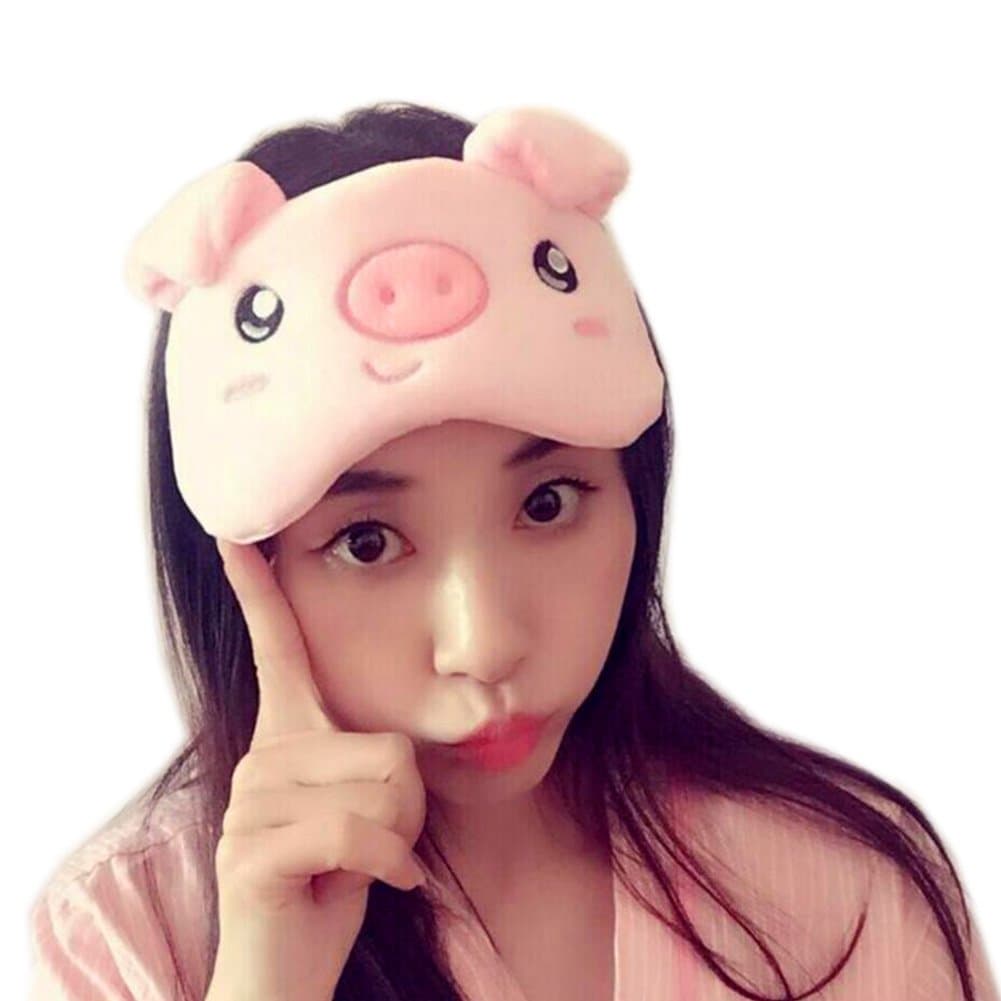 YYC Frog Pig Sleeping Blindfold Eye Mask Gel Cold Hot Therapy Eyeshade Eye Cover (Pig)