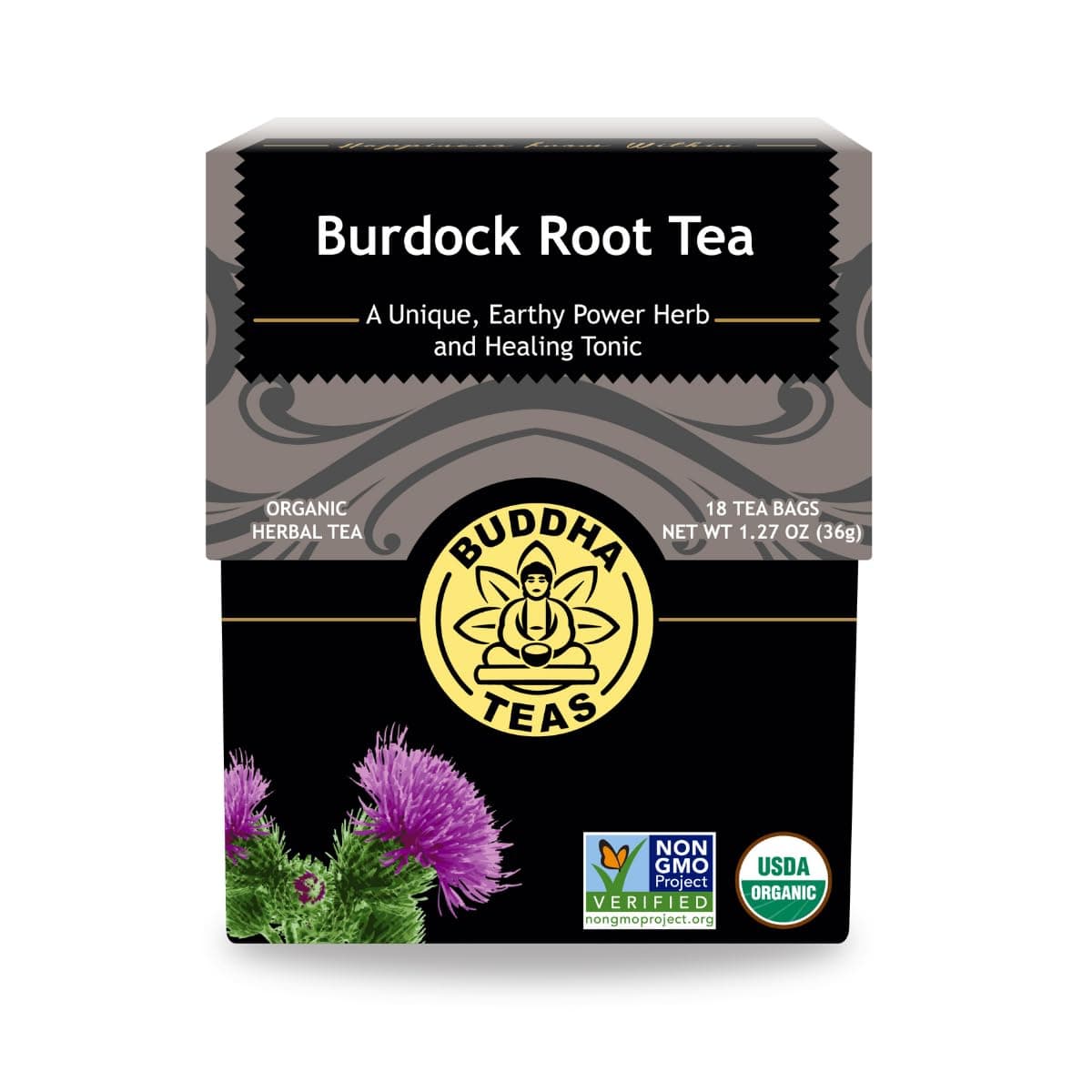 Buddha Teas Organic Burdock Root Tea