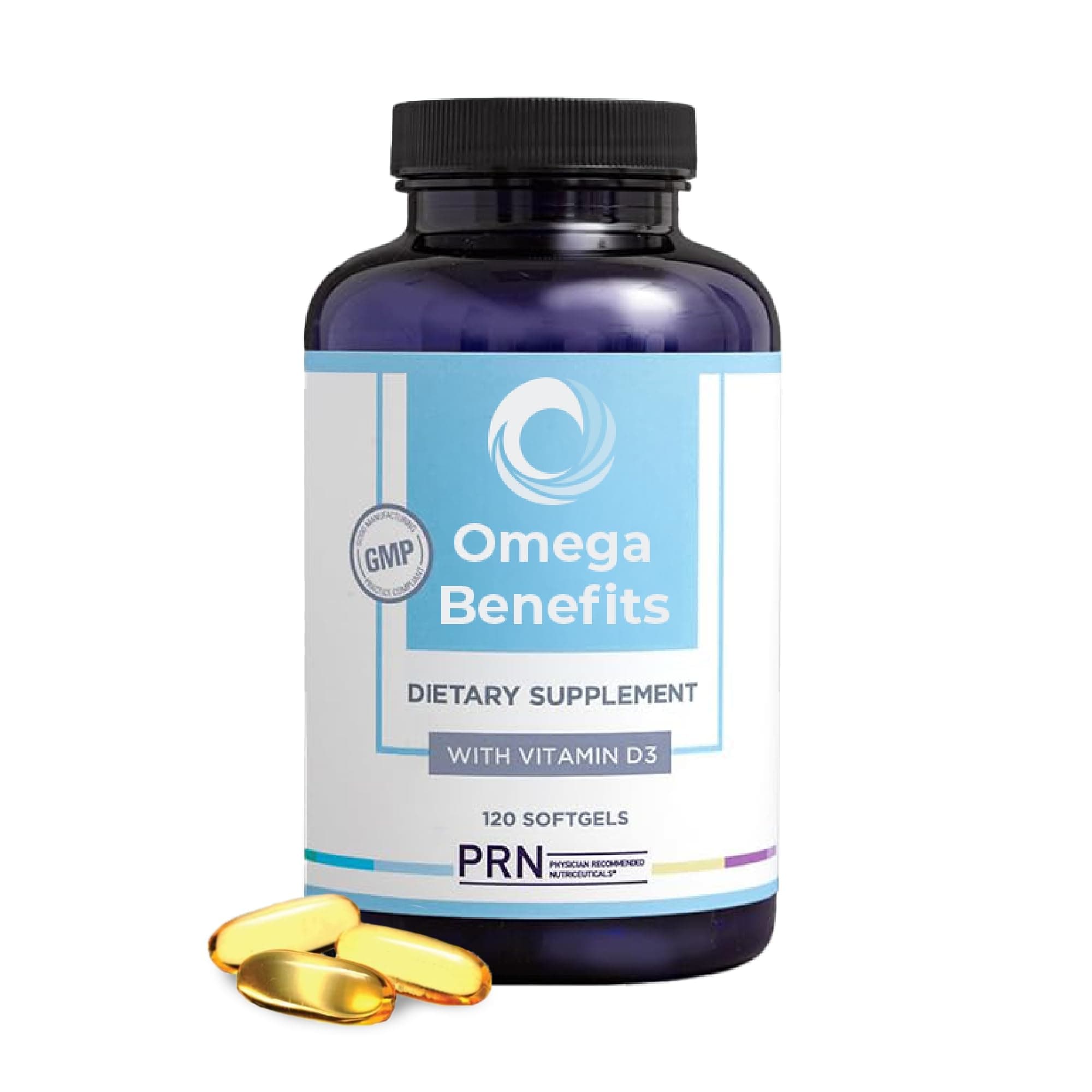 PRN De Dry Eye Omega 3 Fish Oil –Support for Eye Dryness - 2240mg EPA & DHA Supplement in Natural Triglyceride Formula – Original Formula for Healthy Eye Care-4 Serving per Day, 1 Month Supply