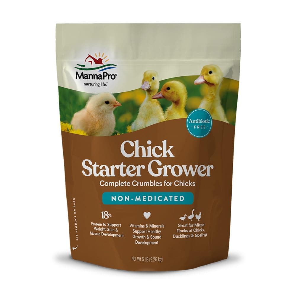 Manna Pro Non-Medicated Chick Starter Crumbles, 5 lb