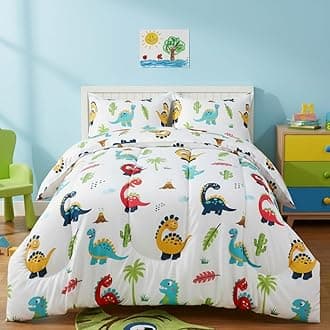 Kids Animal Print Comforter Set Twin with 2 Pillowcases