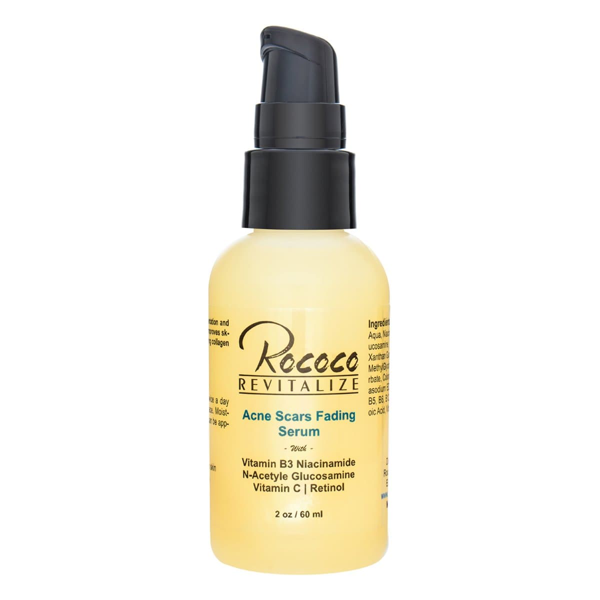 RococoLife Acne Scars Correcting Serum with Vitamin B3 NAG Vitamin C Retinol - 2oz