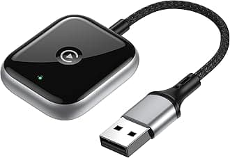 Wireless CarPlay Adapter for Apple CarPlay, Easy to Upgrade Wired CarPlay to Wireless, Instant Connectivity, Super Mini Car Play Dongle for iPhone Fit for Cars with Built-in CarPlay