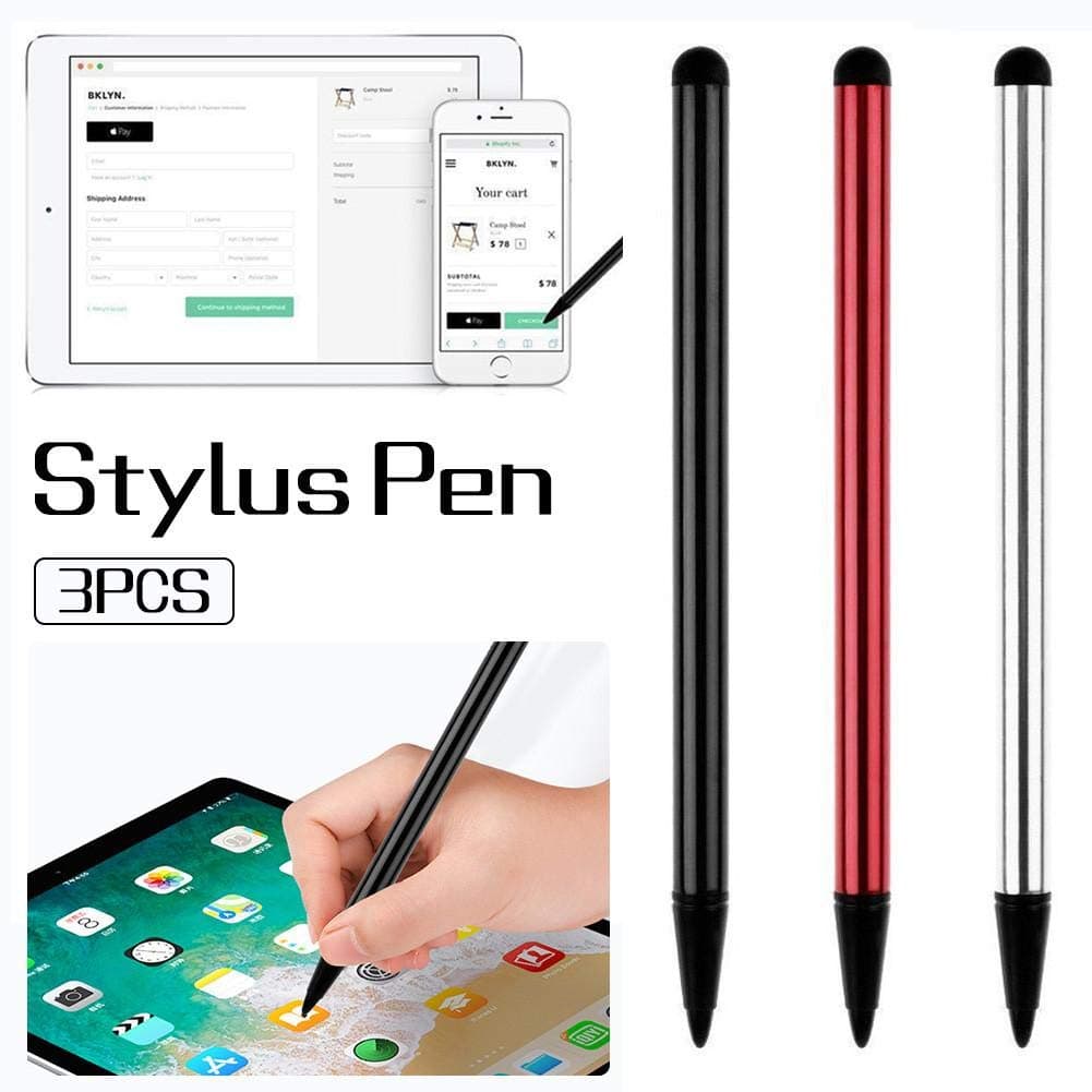 3Pcs Universal Stylus Pens For Touch Screens Fine Point, High Sensitivity & Precision Stylus For IPhone IPad Samsung Tablet PC PC