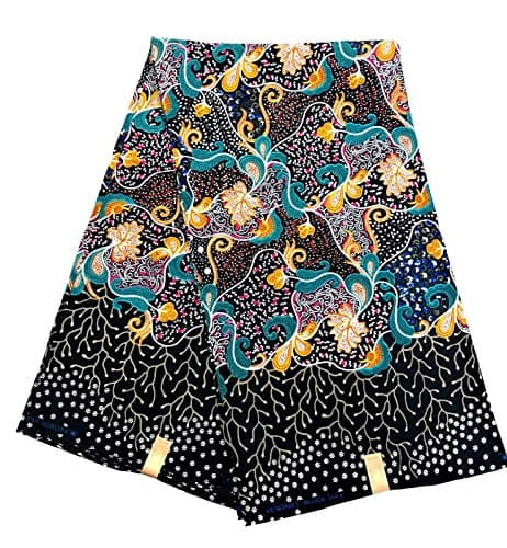 100% cotton wax,African print fabrics,6 yards