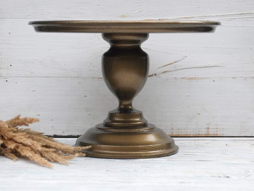 ALL SIZES 8-18" cake stand chabby chic,black chabbystand,cake stand,large wood stand,stand for wedding,wooden cake stand,rustic