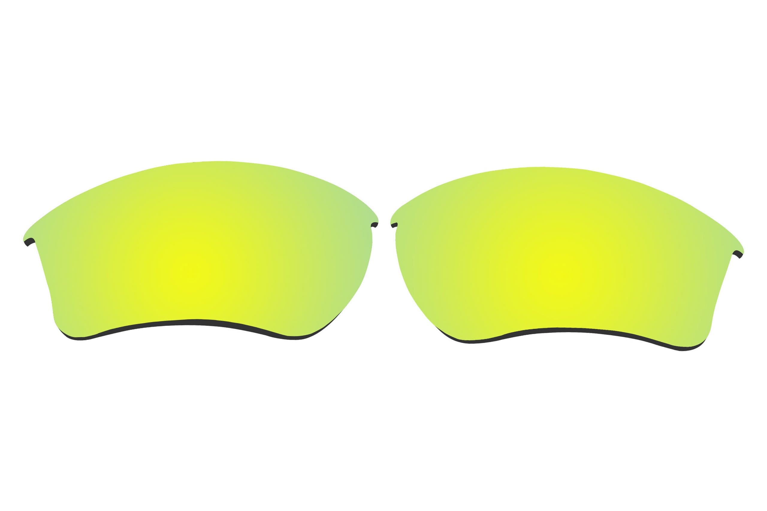 BigSunPolarized Replacement Sunglasses Lenses for Oakley HALF JACKET 2.0 XL (Golden Mirror)