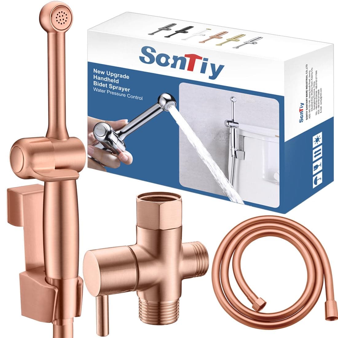 All Brass Handheld Bidet Sprayer for Toilet