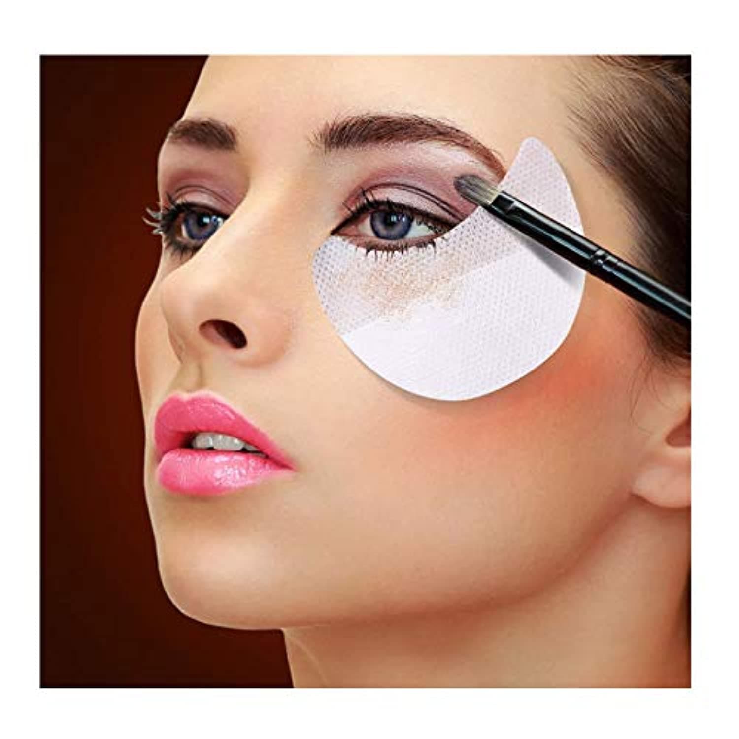 Beata 30 Piece Eyeshadow Shield - Gel Pad Patches & Stencils for Preventing Eyelash Extensions, Tinting & Lip Makeup Residue
