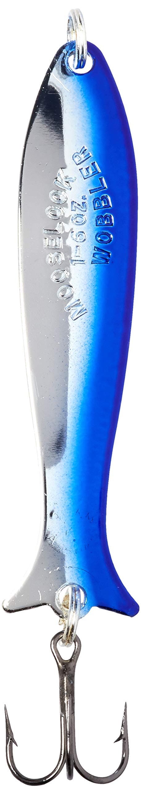 Mooselook 160-11 Junior Wobbler, Chrome Blue