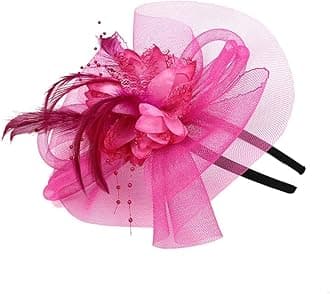 Fascinator Wedding Y N and Fashion Women Pen Feathers Hat Ribbons Party Mesh Baseball Caps Mens Hat Size Small