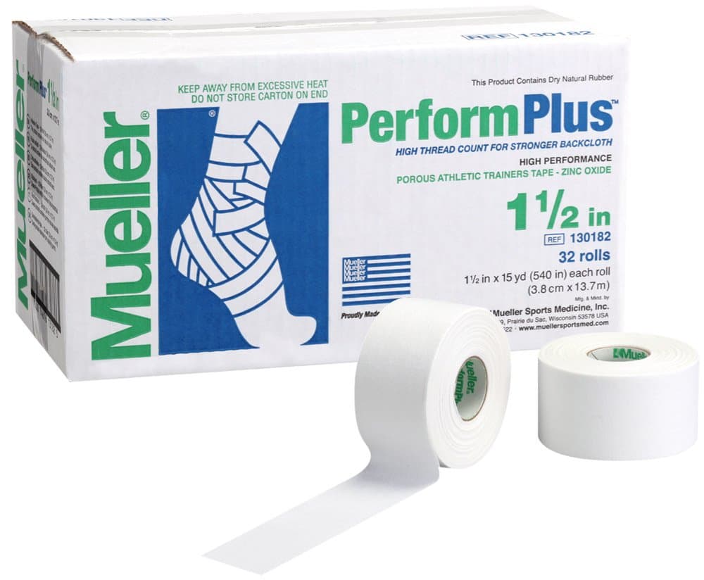 Mueller Perform Plus Zinc Oxide Tape (3.8cm x 13.7m)