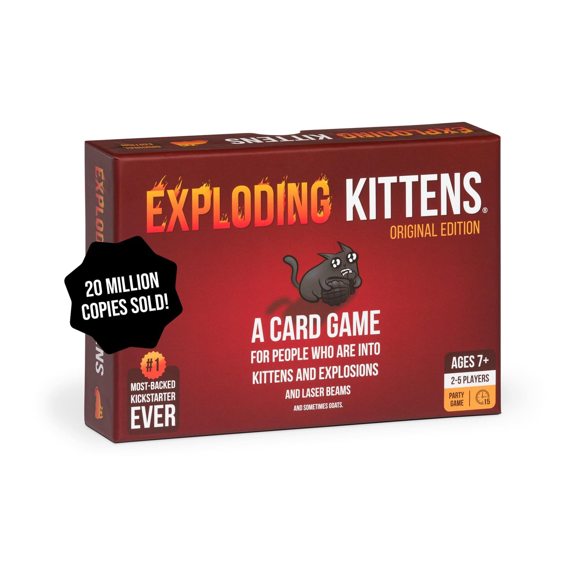 Exploding Kittens: A Card Game About Kittens and Explosions and Sometimes Goats - ENGLISH VERSION