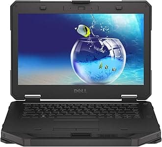 Dell (Refurbished) Latitude 5414 Rugged Fhd Laptop Pc, Intel Core I5 2.4Ghz Processor, 8 Gb Ddr4 Ram, 256Gb M.2 Ssd, Wifi Bluetooth, Hdmi, Vga Connector, Usb 3.0, Windows 10 Professional