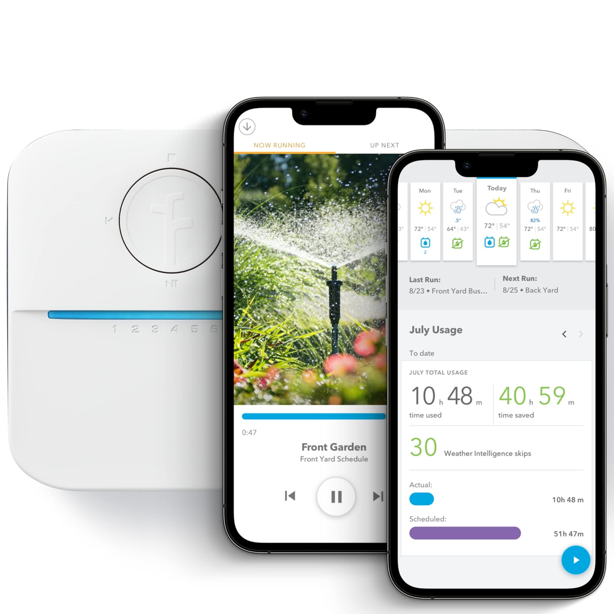 Rachio 3 Smart Sprinkler Controller: 16 Zone | Simple Auto Schedules, Quick Run, Local Weather Intelligence. (Save Water w/Rain, Freeze & Wind Skip)