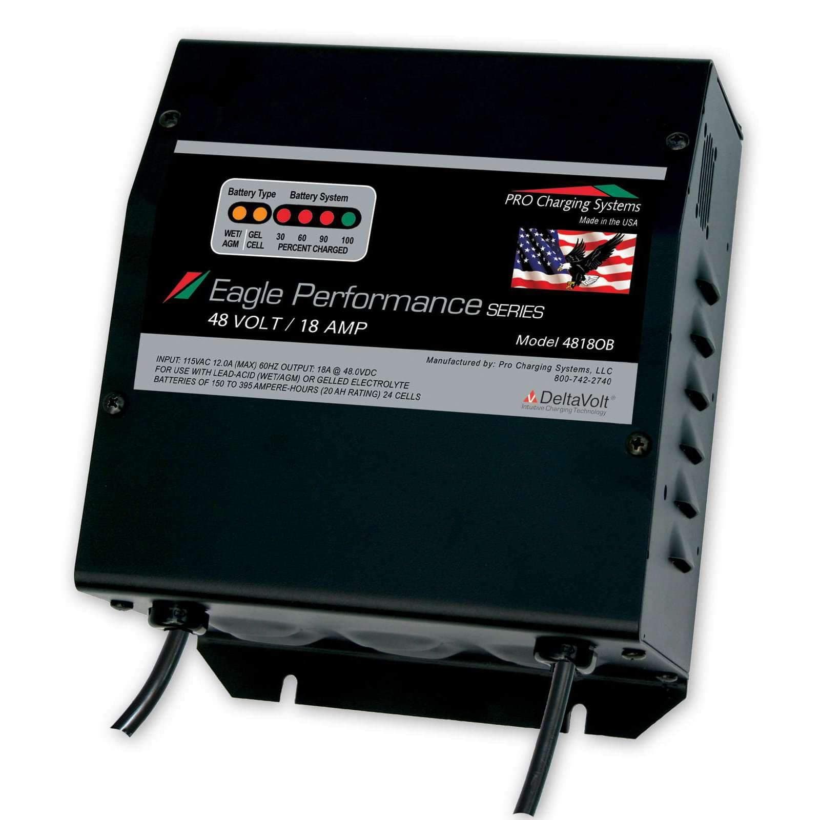PRO Charging System i4818OBRMJLGS400A E.P.S. On-Board - JLG 18A per Output USA Shipping