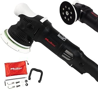 M15 Pro Dual Action Polisher – 15 mm Long Throw, 1000 W Power, 5″ Backing Plate, Variable Speed 2,500–5,000 OPM, Low Vibration Ergonomic – Professional Car & Marine Paint Correction Buffer
