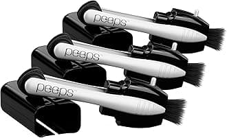 - CarbonKlean Peeps Glasses Cleaner - for Eyeglasses, Reading Glasses, and More - Lens Cleaner with Carbon Microfiber Tech - Black - 3 Count