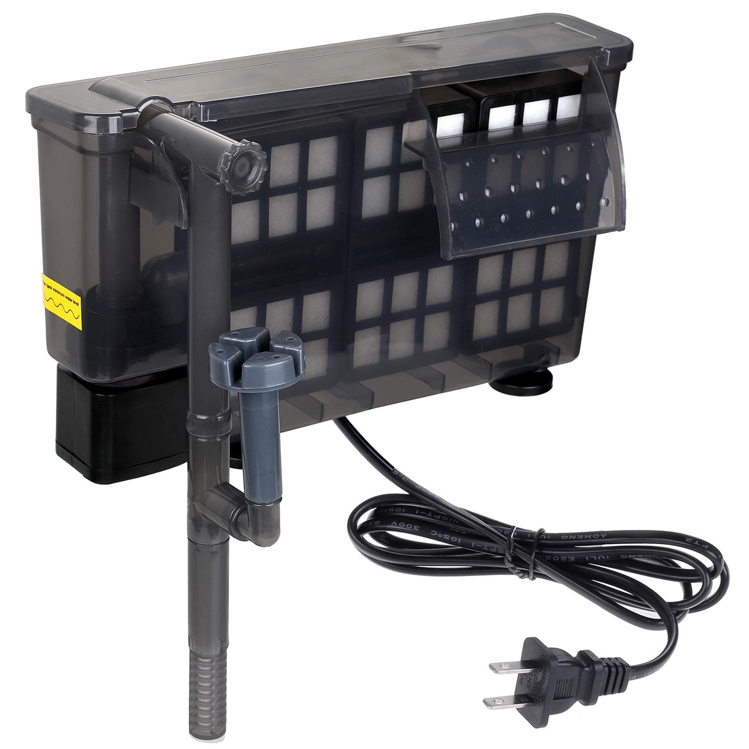 Zacro Aquarium Filter,FCC Certified Fish Tank Filter with Two Groups Forced Filter Box