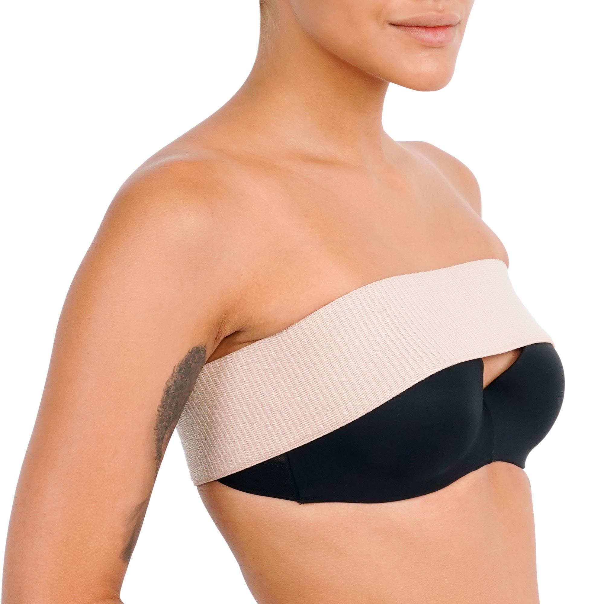 invera Breast Implant Stabilizer Band, Post Surgery Breast Augmentation and Reduction Strap, Chest Belt, Breast Support Bandage, One Size Fits All