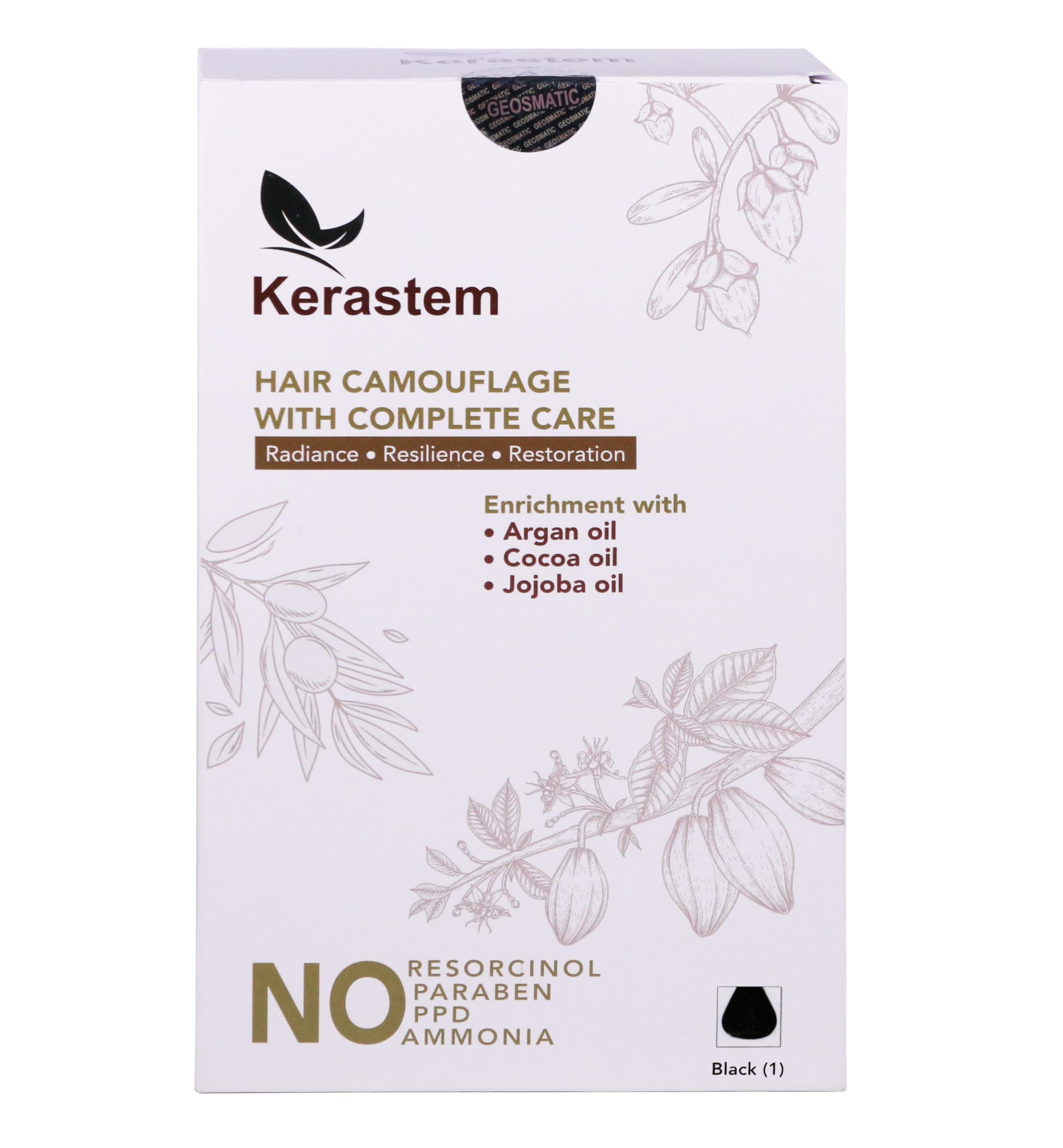 Kerastem Hair Color Black No.1