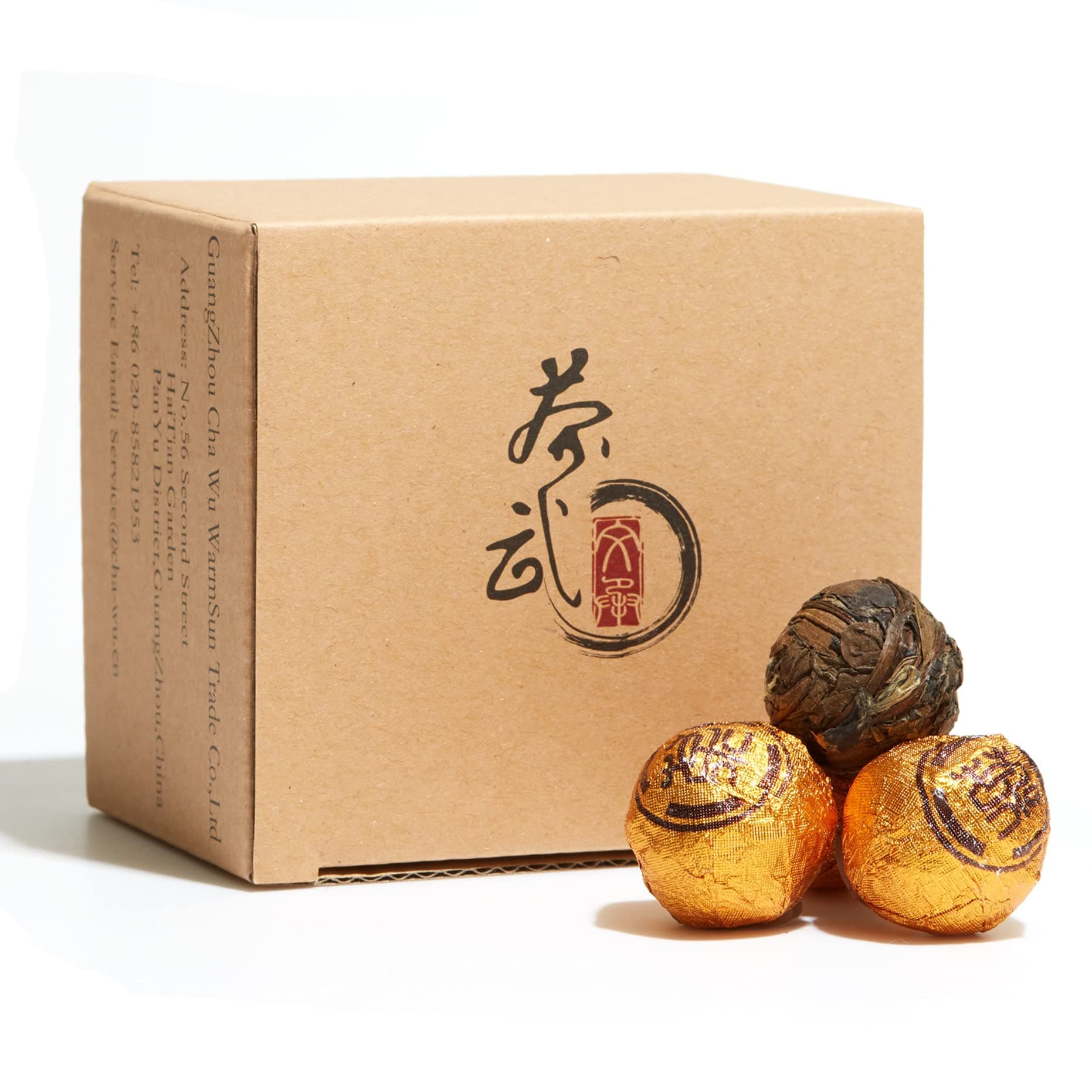 Cha Wu-[B] White Tea Dragon Ball,27pcs/4.5oz/Box,FuJian,China BaiCha