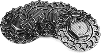 Rhinotuning4 PCS 168 mm Wheel Center Caps Compatible With BBS RS/BBS STYLE 5 / AVID.1 AV05 /STR Racing STR 606 / ESM 002R, OD: 6.61 in / 168 mm Carbon Fiber Hub Caps