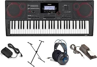 CT-X5000 Premium Keyboard Pack with Stand, AC Adapter and Headphones